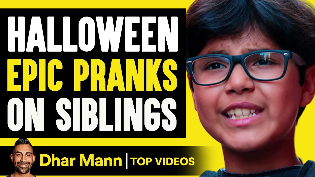 Halloween Epic Pranks On Siblings! | Dhar Mann