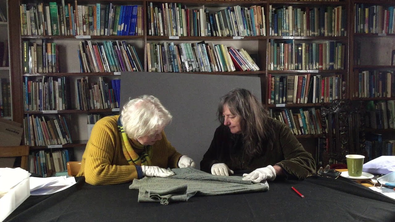 Di and Sheila investigate a gansey