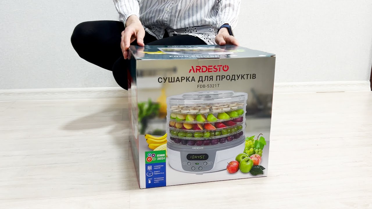 Сушилка для овощей и фруктов Ardesto FDB 5321T. Первое ВПЕЧАТЛЕНИЕ