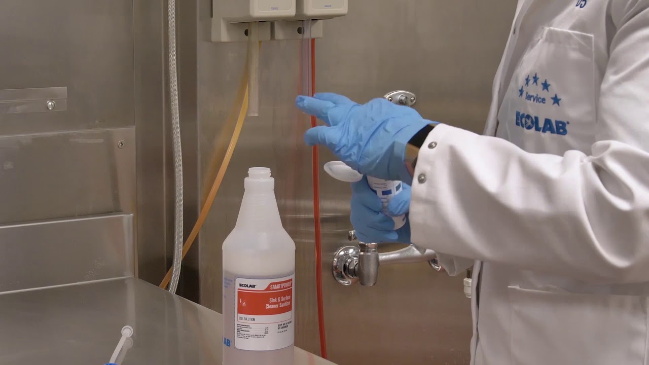 Sink & Surface Cleaner Sanitizer Test Strip Procedures Spanish Latin America