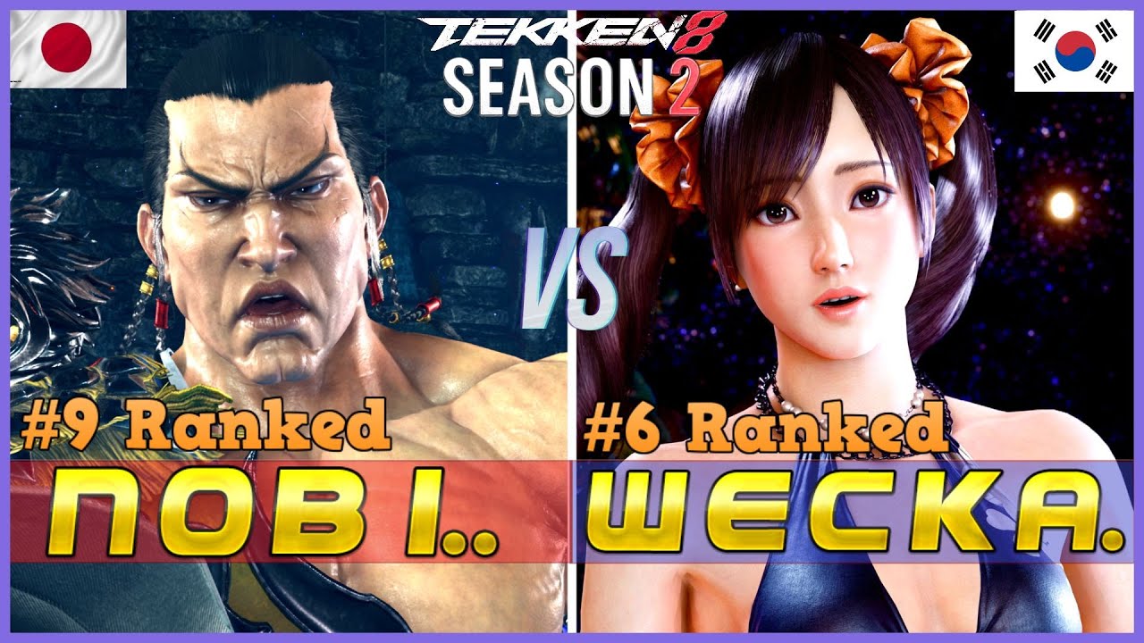 Tekken 8 Season 2 ▰ NOBI (#9 Ranked Feng) Vs WECKA (#6 Ranked Xiaoyu) ▰ High Level Gameplay