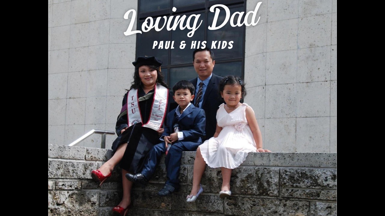Loving Dad: Paul and his kids