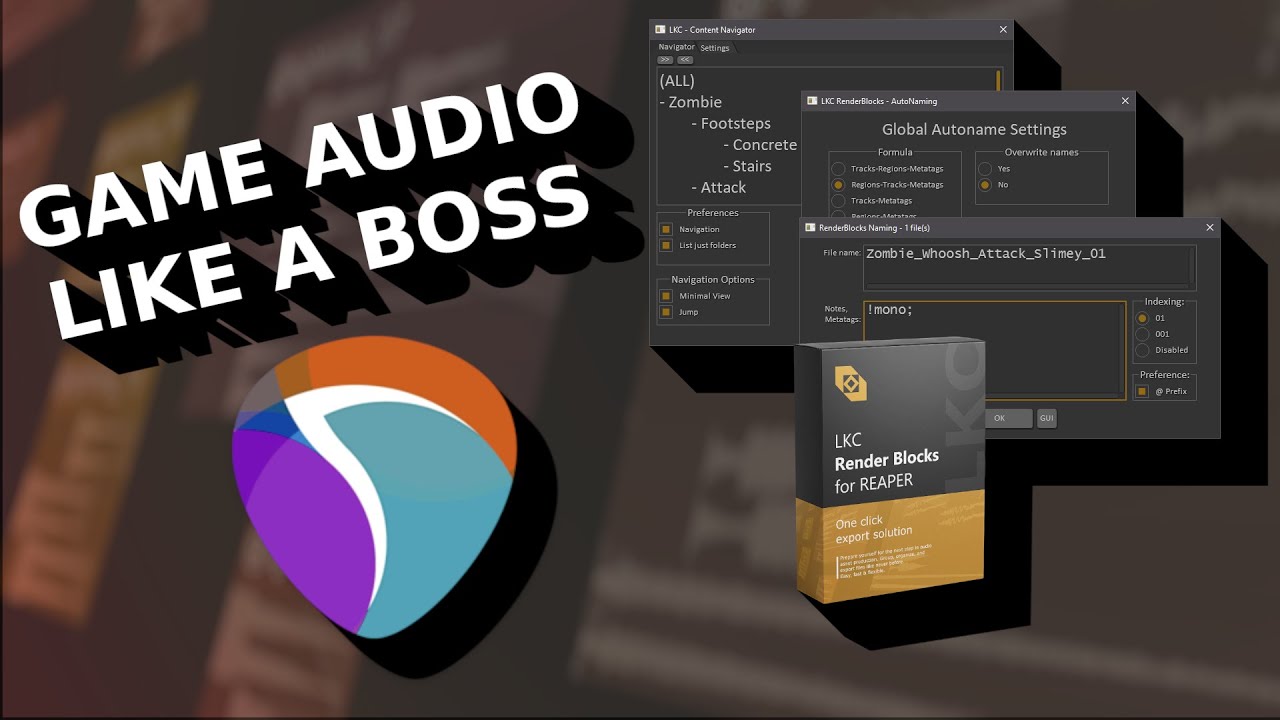 The FASTEST way to render assets in REAPER &ndash; LKC Render Blocks