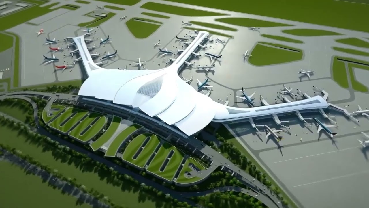 Phối cảnh sân bay quốc tế Long Thành - 2025 khai thác chuyến bay đầu tiên - niềm tự hào của Việt Nam