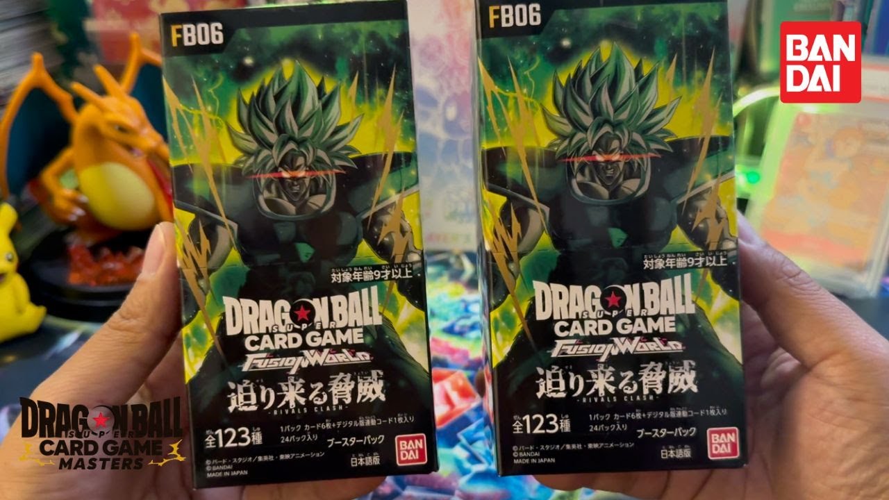 2 X BOOSTER BOX OF RIVALS CLASH SET DRAGON BALL SUPER CARD GAME FUSION WORLD JAPANESE