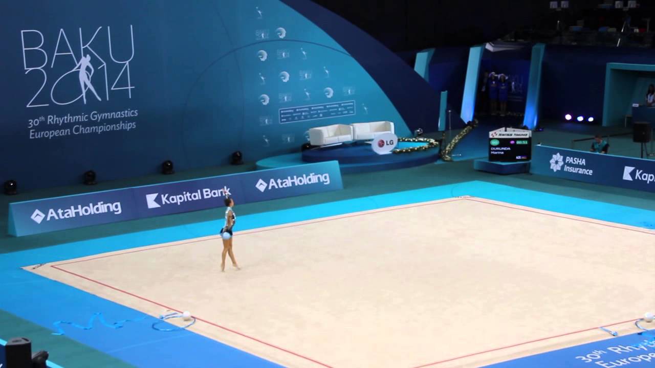 Marina Durunda (AZE) 30. European Championship Rhythmic Gymnastics 2014 Baku