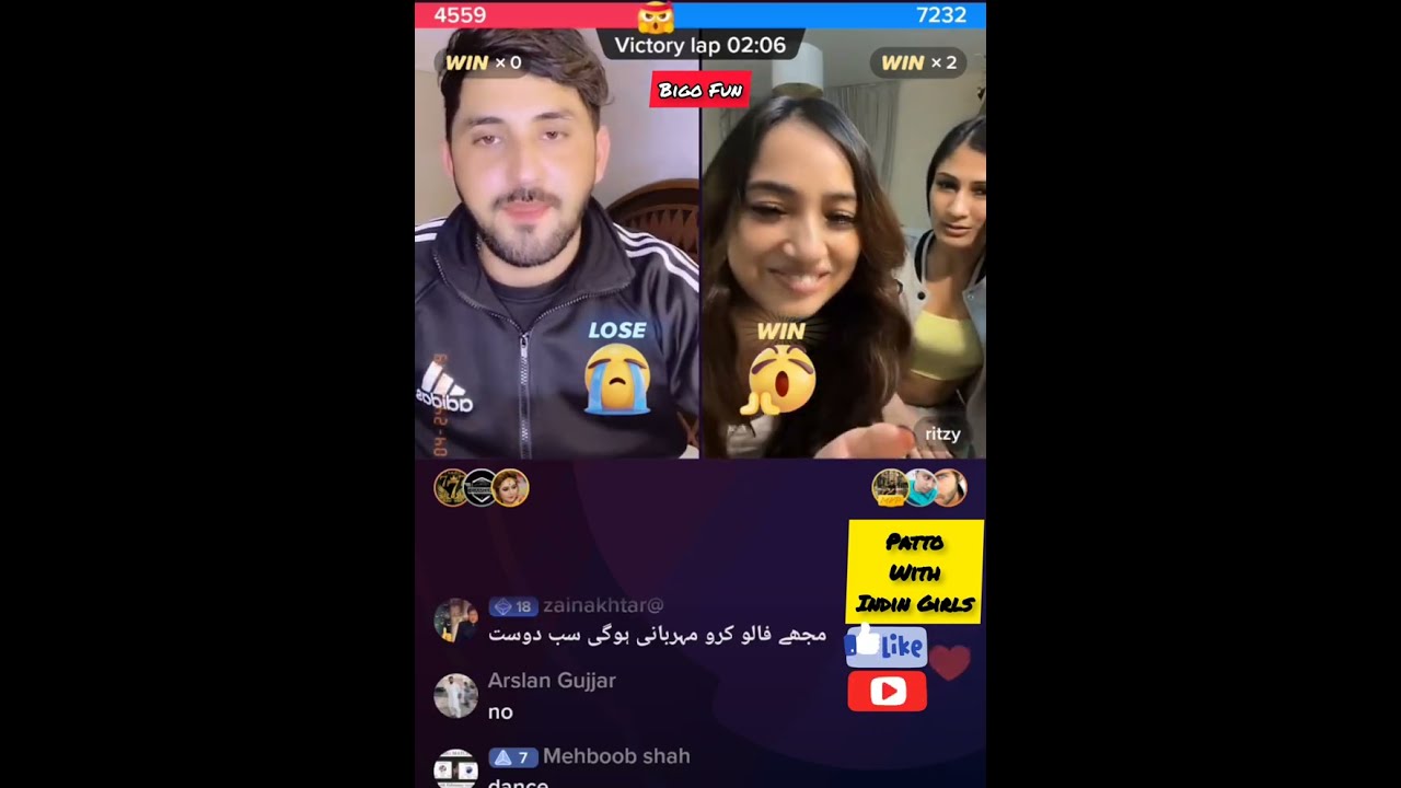 Indian Girl Love Pakistan |Pakistani Boy Mr. Patlo|Indian girl asked kiss from Pakistani Boy#bigofun