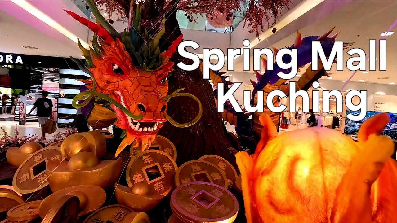 Kuching THE SPRING MALL❤️Jalan Jalan at famous shopping mall in Sarawak👍