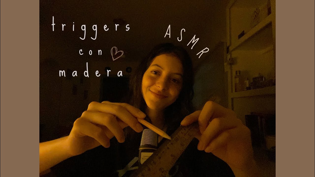 asmr •sonidos con madera•