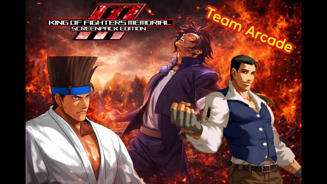 **Kusanagi • Robert • Kung Fu Man | Team Arcade**### *IKEMEN GO – KOF Memorial Screenpack Edition*