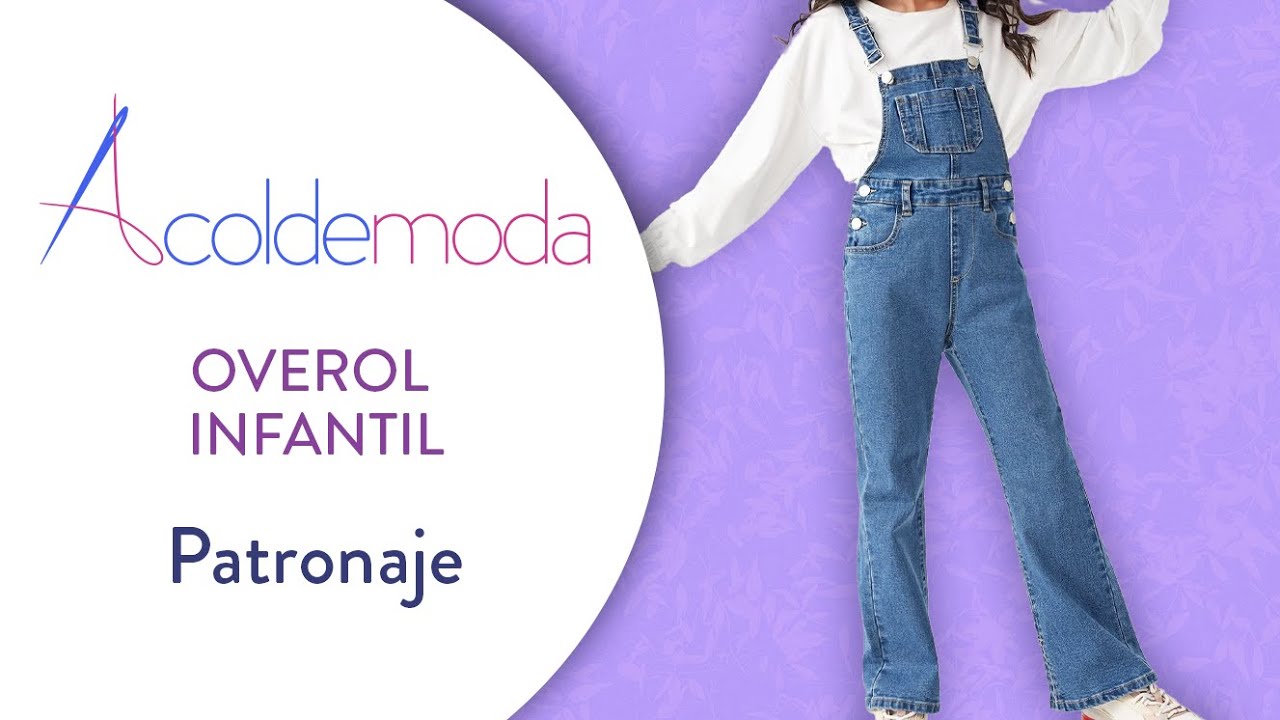 Patronaje de OVEROL INFANTIL - DIY - Paso a paso