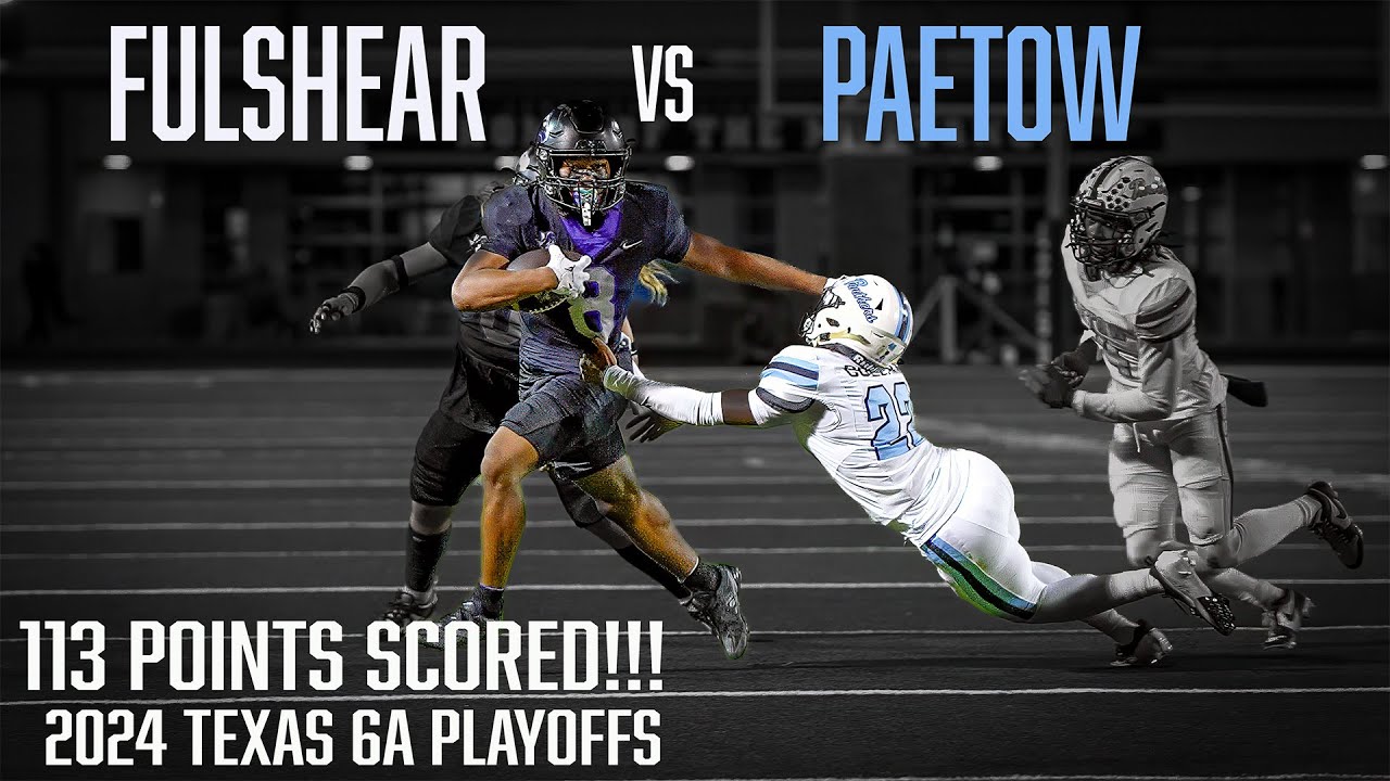 Fulshear-vs-Paetow | 113 Points Scored | First Round Texas 6A Playoffs
