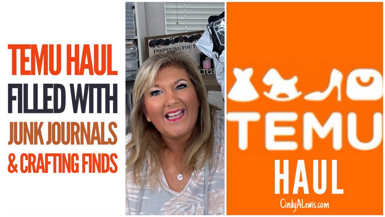 Temu Haul filled with Junk Journals & Crafting Finds