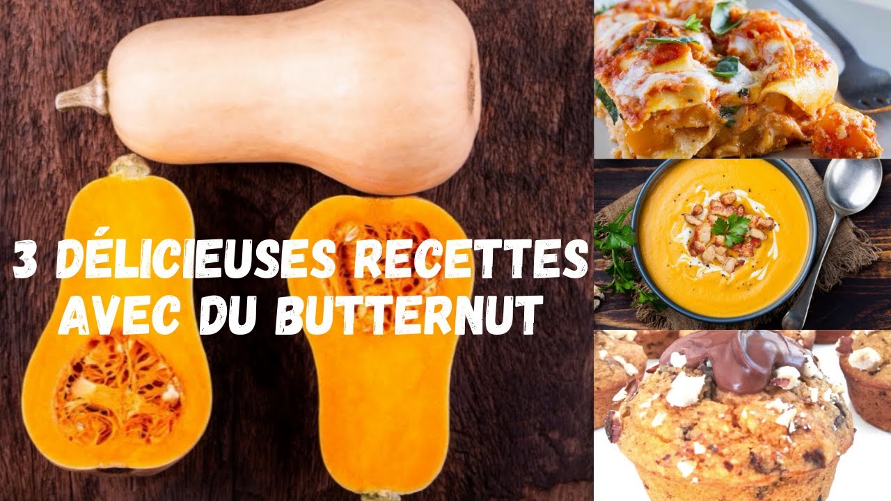 #recettes#butternut#ideesrecettes 3 Délicieuses recettes avec du butternut à déguster absolument😋