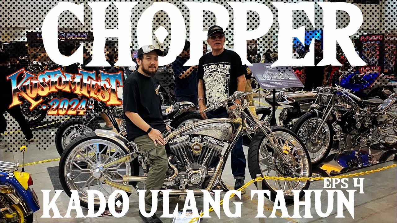 DI KADOIN CHOPPER HARLEY DAVIDSON! AT KUSTOMFEST 2024 build by KROMWORKS