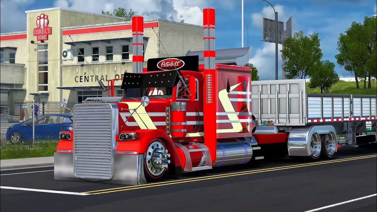 EL MEJOR PETERBILT 379/389 DE AMERICAN TRUCK SIMULATOR  CON PLANAS TUNNING JUGANDO DESDE GFORNOW 