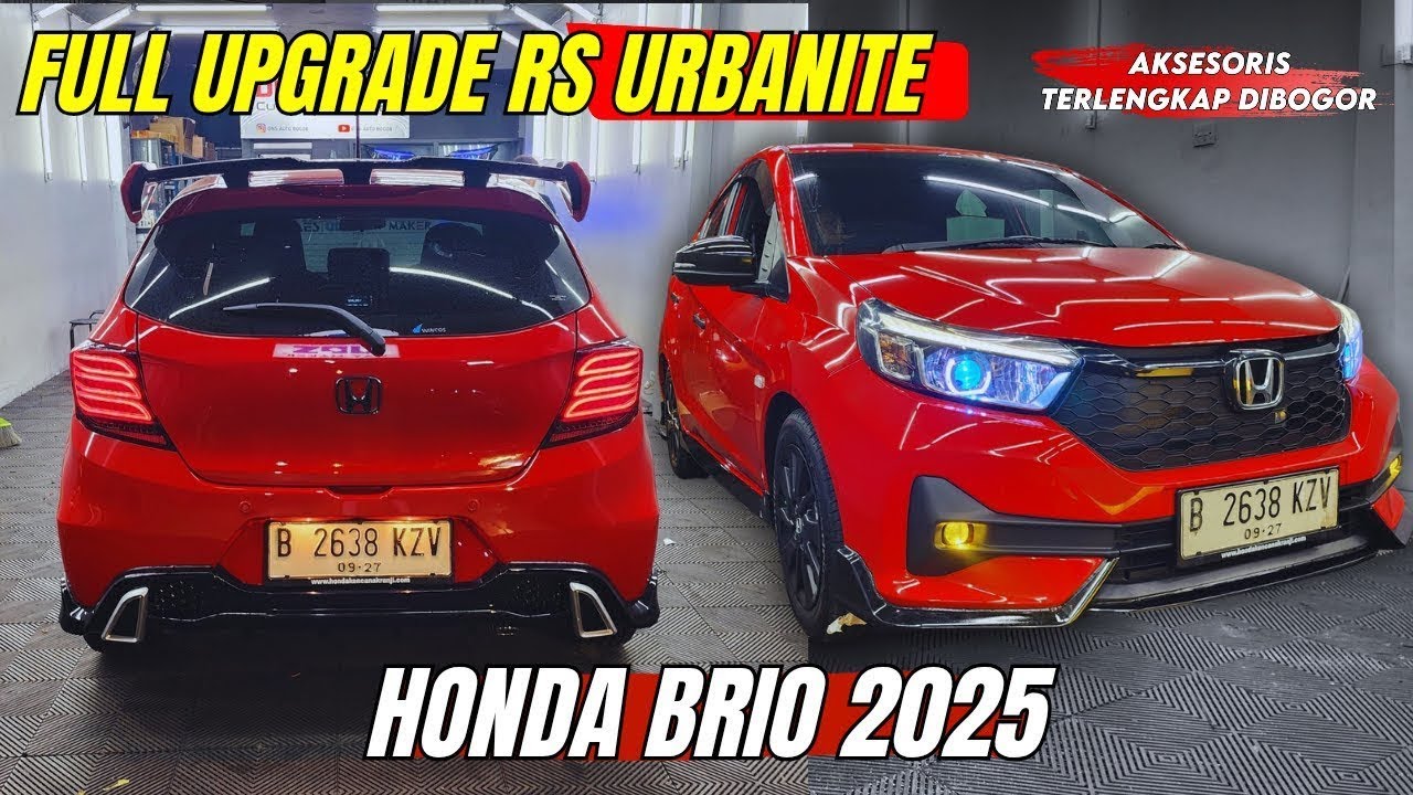 USER BRIO MERAPAT‼️KITA FULL MODIFIKASI HONDA BRIO SATYA 2025 WARNA MERAH MENYALA‼️