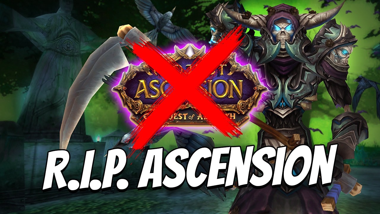 Ascension is going down on September 5th next Week. Blizzard won.