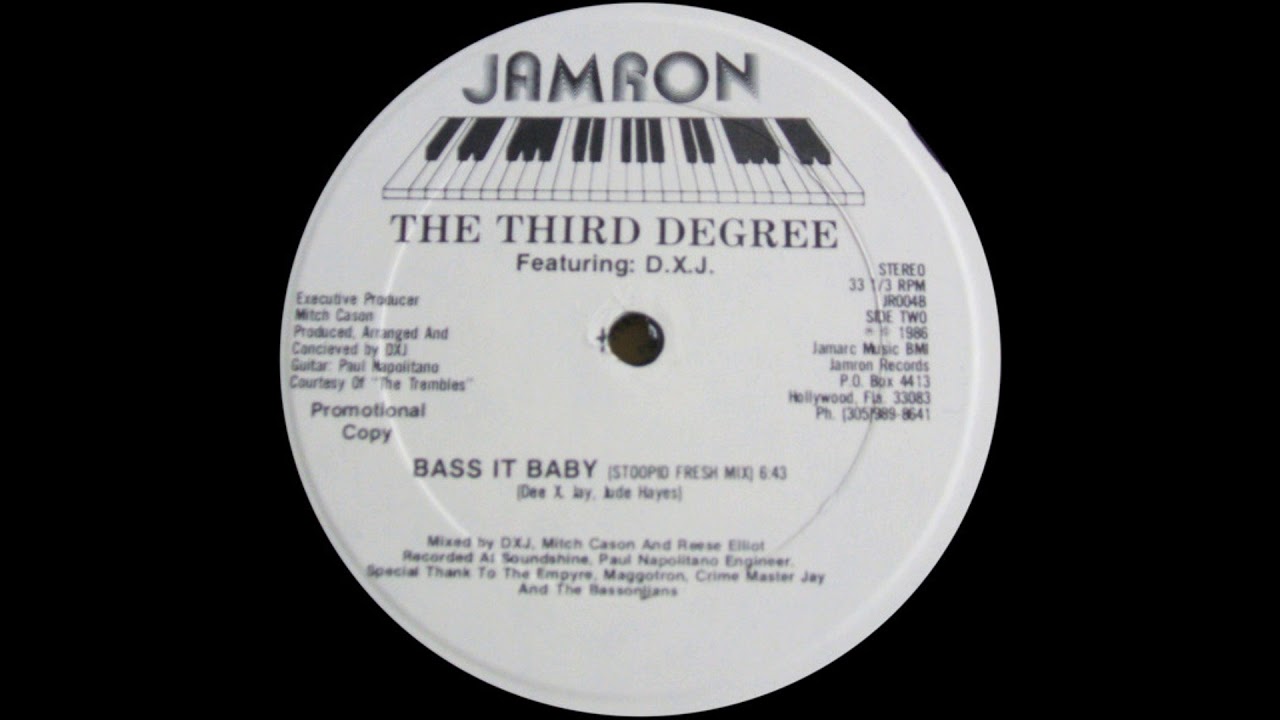 The Third Degree Feat D.X.J. - Bass It Baby 86 (Raridade)