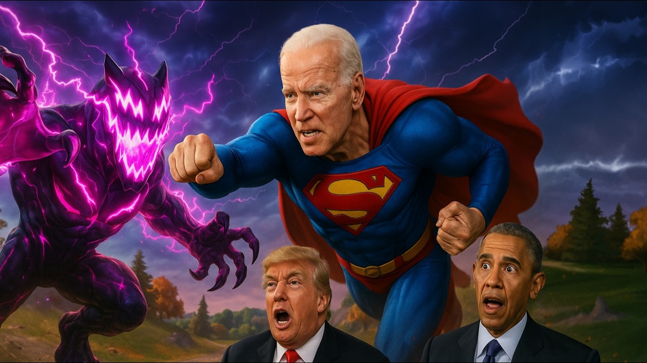 US Presidents Play Fortnite - Trump, Obama & Biden Go For Superman Mythic!