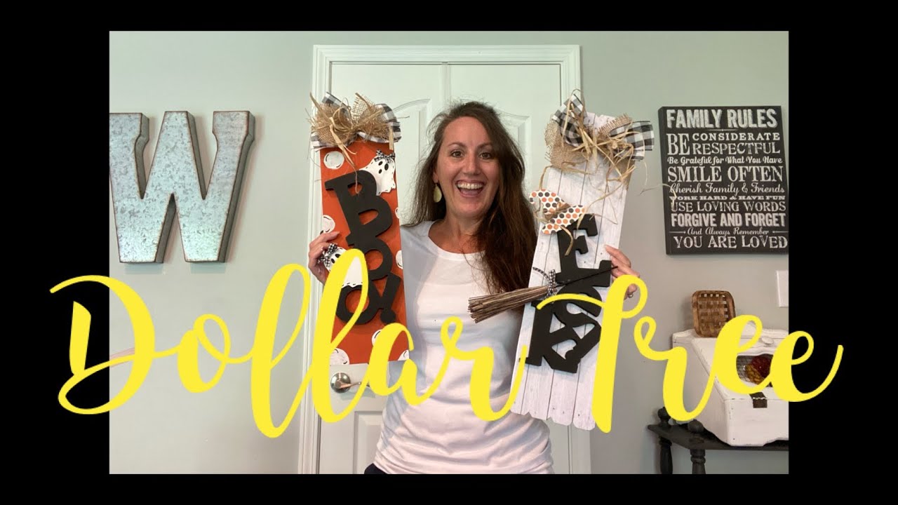 BOO! & EEK! From DOLLAR TREE‼️ SPOOKY FARMHOUSE DECOR 🍁🎃🍂👻