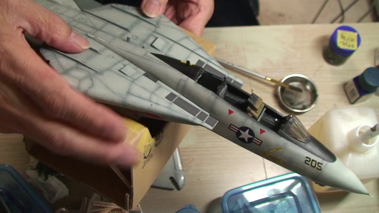 ハセガワ 1/48 F-14A TOMCAT EP27｜汚してるのにウォッシングとはこれいかに　～そうだ！プラモつくろっと！