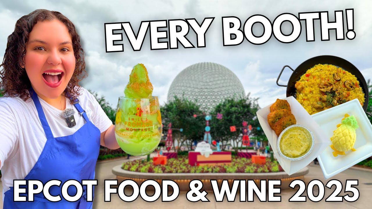 Ultimate Foodie Guide to Epcot Food and Wine 2025: All Booths with HONEST Reviews