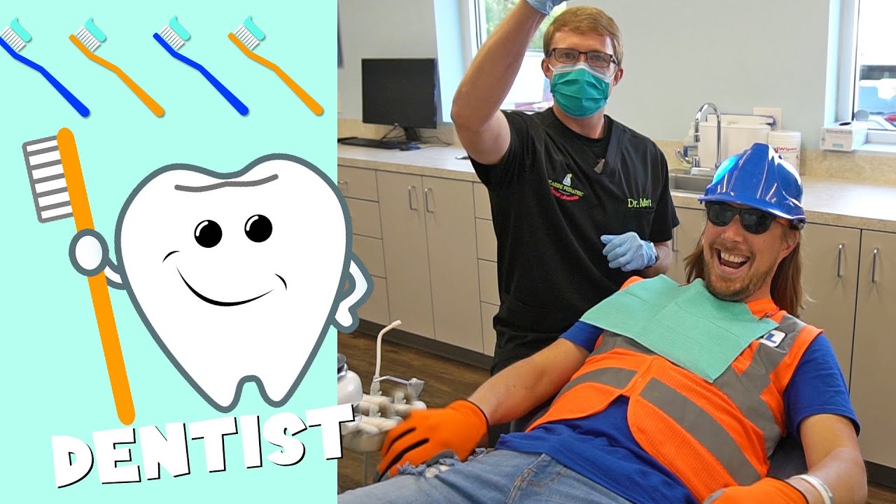 Handyman Hal visits the Dentist | Dentist visit for Kids | Learn about Dentist Office