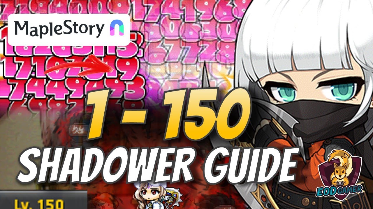 Level 1 - 150 in Under 2 Days : Shadower Guide in Maplestory N (Skills, Rotations, Best Maps) | MSU