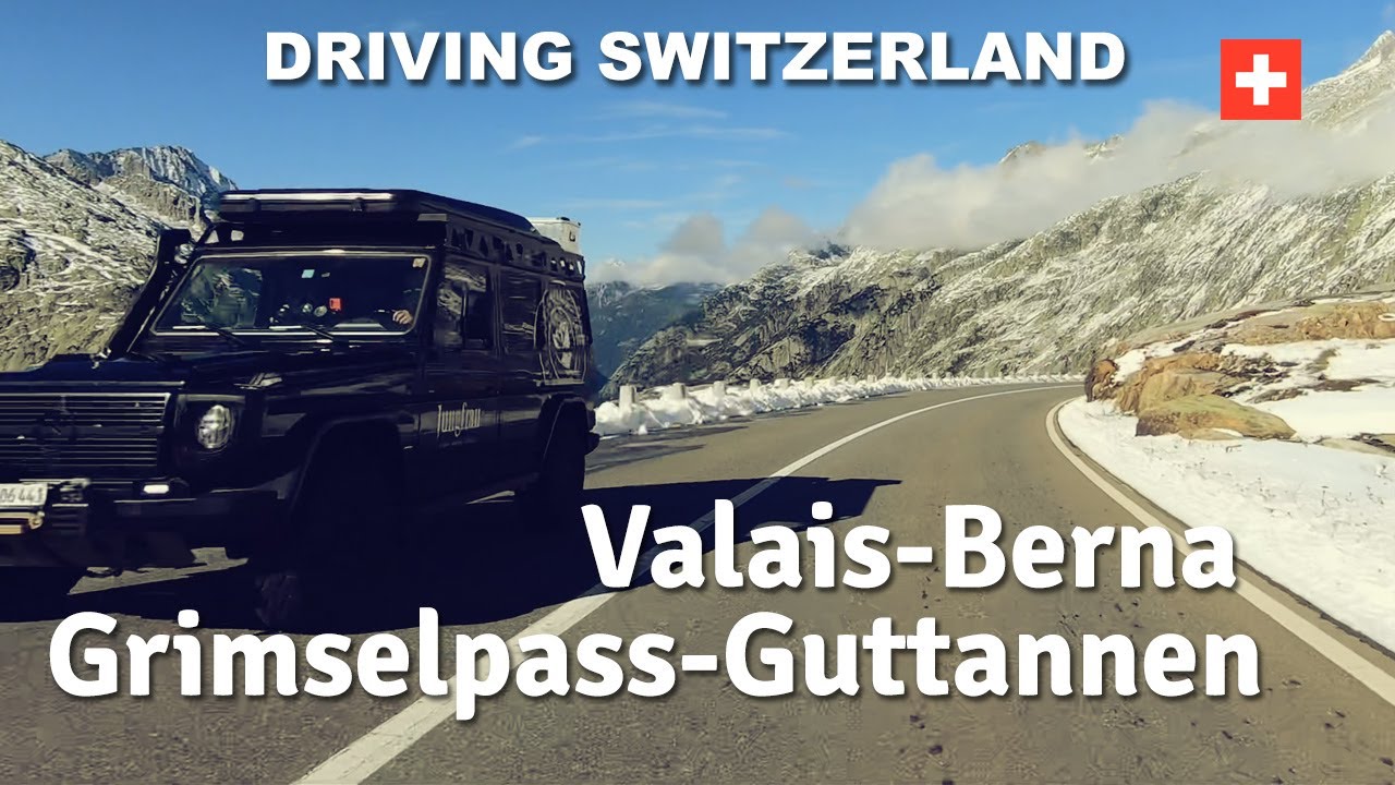 Driving Switzerland 🇨🇭 Grimselpass to Guttannen - Valais | Berna