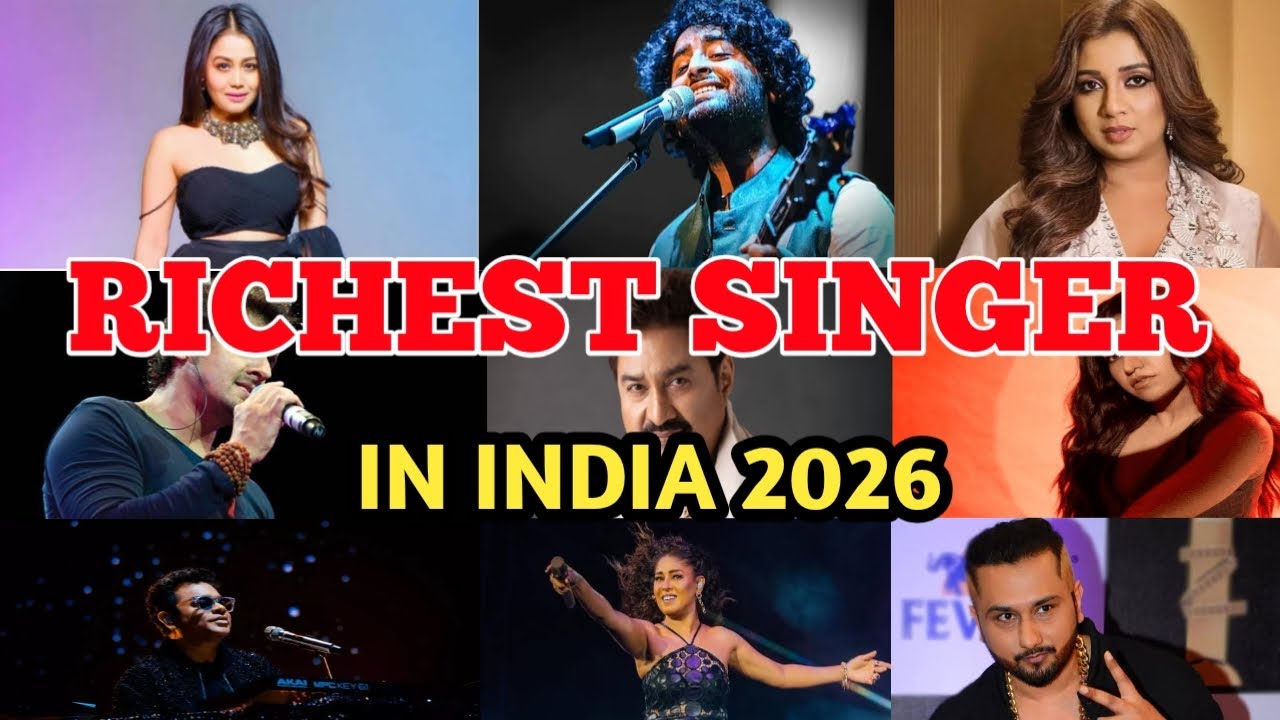 Top 20 Richest Singer In India 2026 || Richest Singer In India 