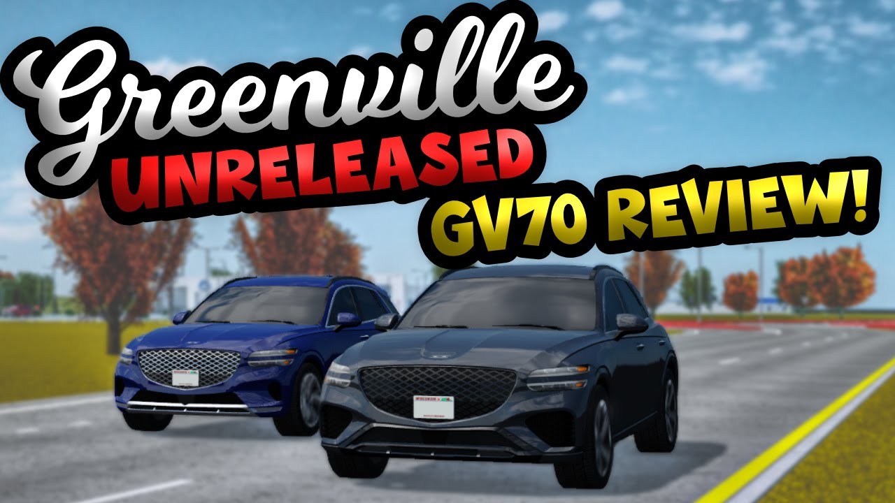 REVIEWING THE *UNRELEASED* 2022 GENESIS GV70 IN GREENVILLE! | ROBLOX - Greenville Wisconsin