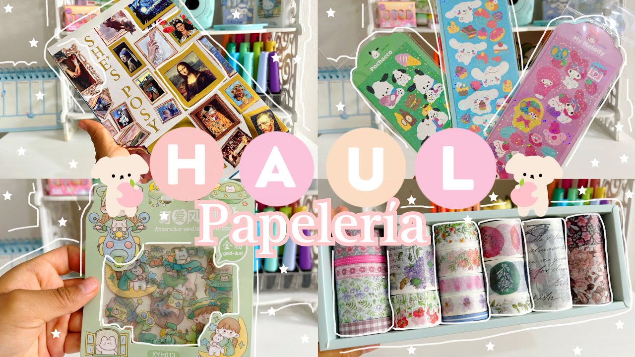 Haul Papelería Mesones || Sticker || Washi Tape y más✨💕