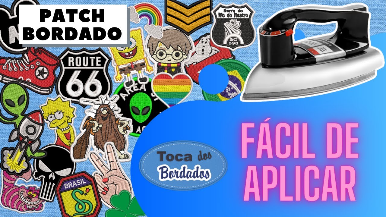 Aprenda de maneira f&aacute;cil como aplicar seu Patch Bordado Termocolante