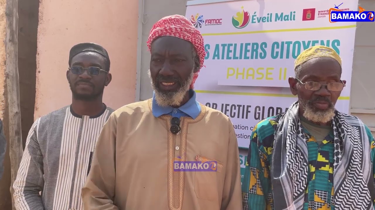 Session de plaidoyer à l’intention des légitimités traditionnelles et des leaders religieux.