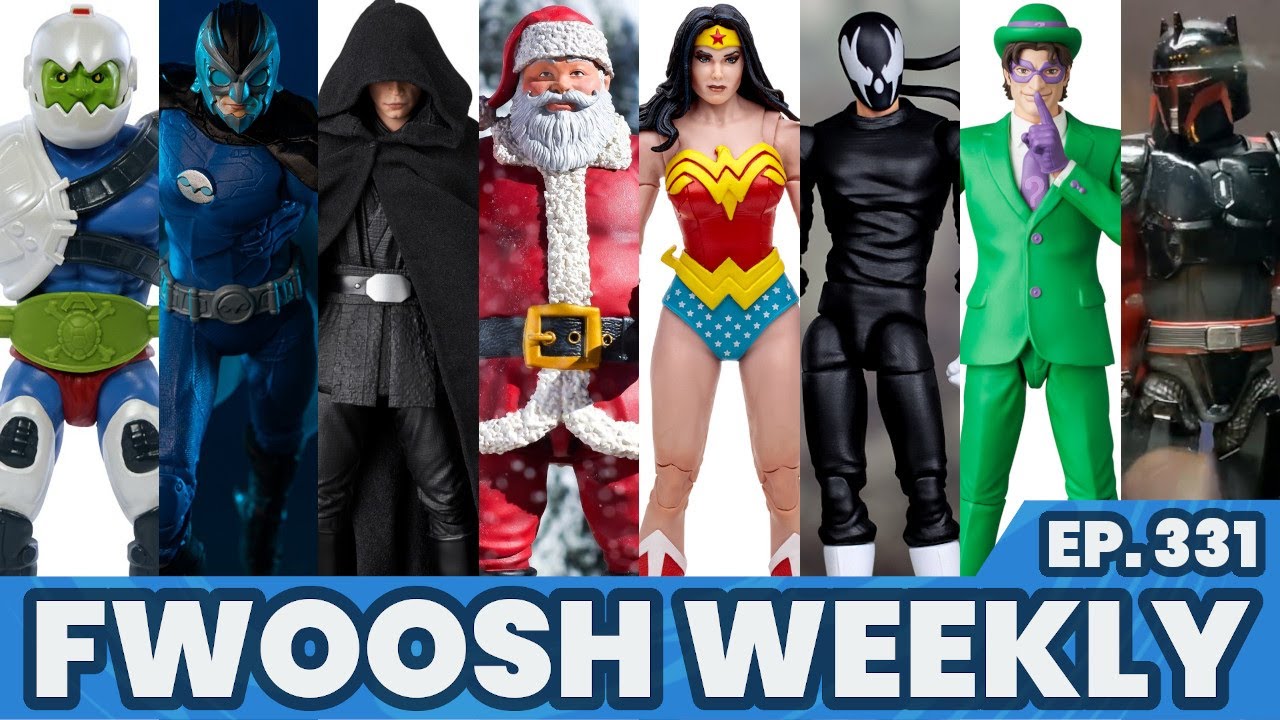 Weekly! Ep331: Star Wars DC Multiverse TMNT MOTU Iconic Heroes Santa Claus Batmobile more #news