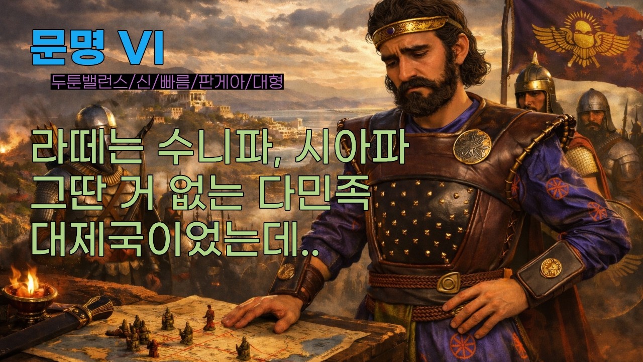 [문명6] 워워~ 기습전쟁은 이동력 버프로만 쓸게.. (페르시아/키루스)