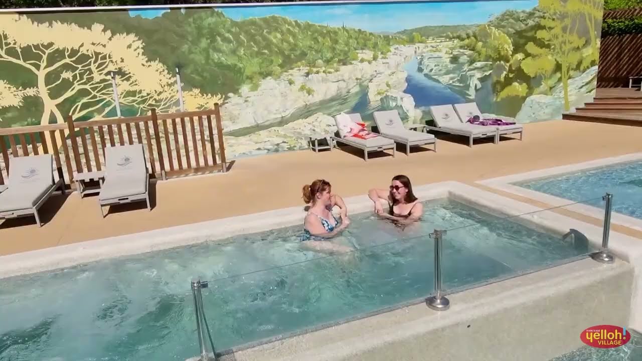 Le Camping Les Cascades, sur le site fabuleux des Cascades du Sautaudet.