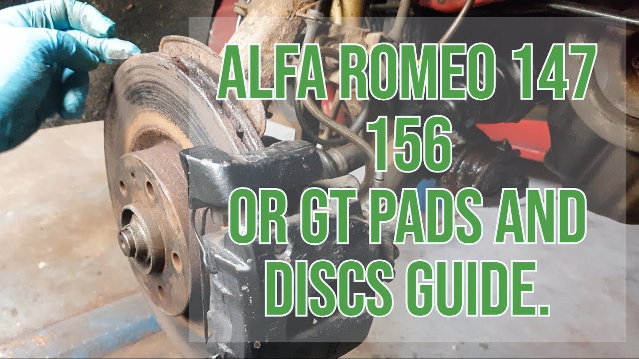 Alfa Romeo 147 156 or GT brake pad and disc change