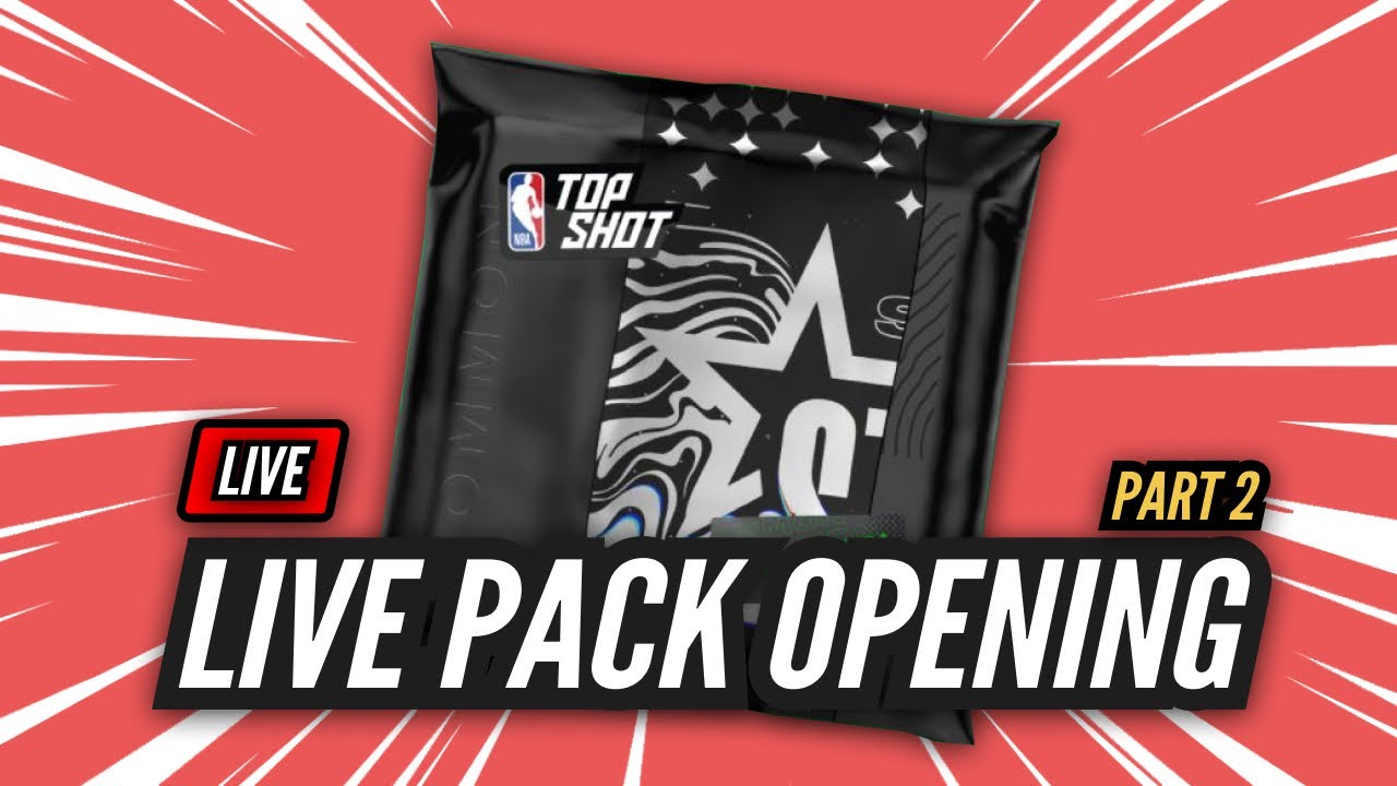 NBA Top Shot - LIVE SEEING STARS PACK DROP (PART 2)