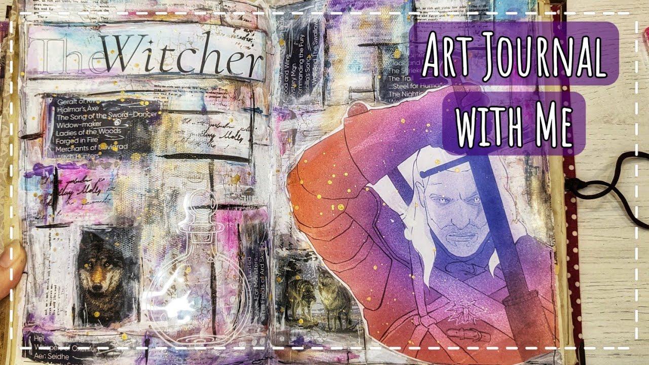 Art Journal with Me #1 | Mixed Media