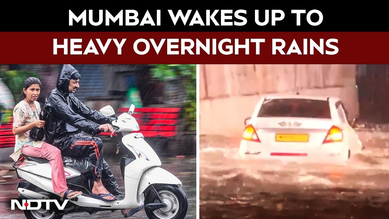 Mumbai Rain News Today: Mumbai Wakes Up To Heavy Overnight Rains, More Showers Predicted