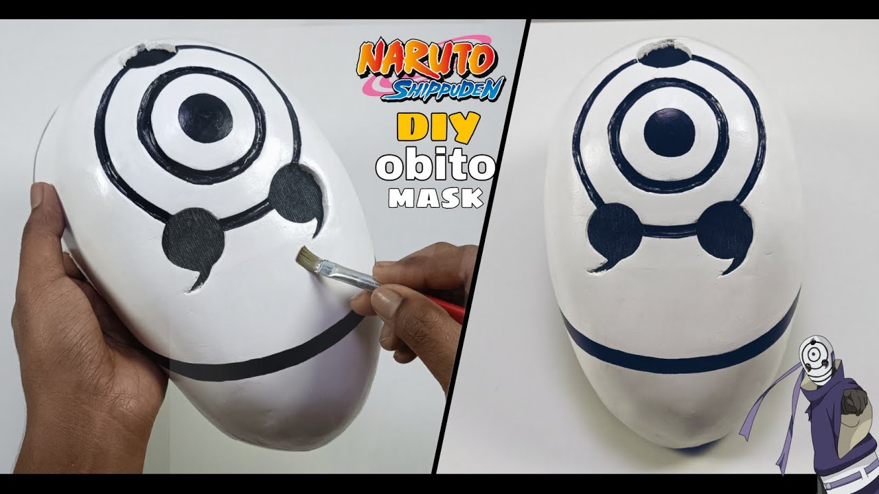 How to make Obito war mask at home | #diy cardboard mask