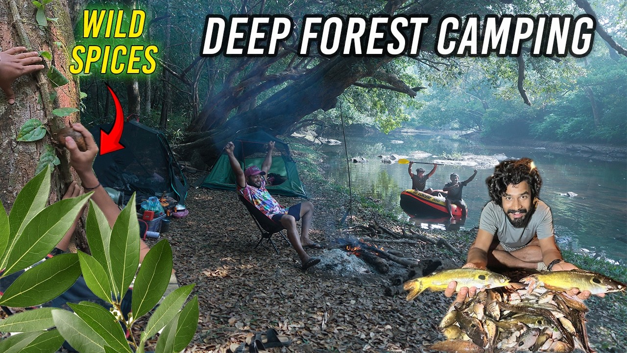Deep Jungle Stream Exploration! Net Fishing & Wild Spice Hunt