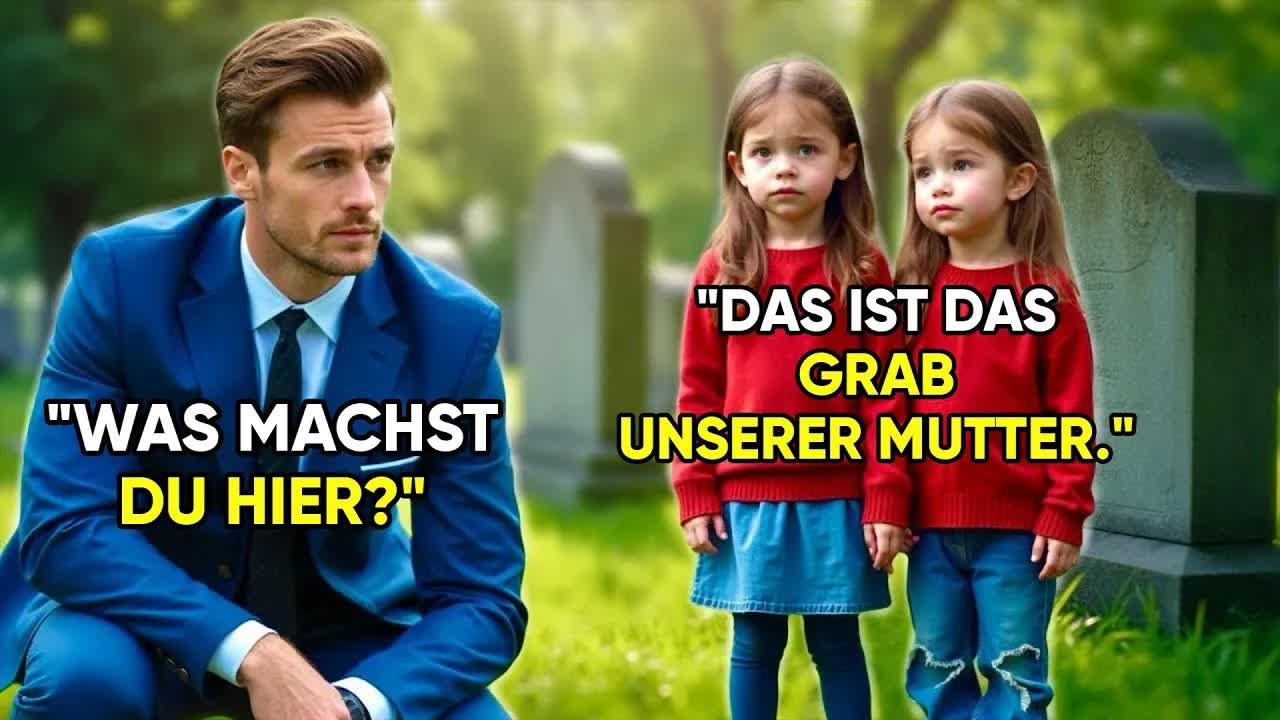 Ein Millionär Sah Zwei Mädchen Am Grab Seiner Exfrau Weinen—Wer Diese Mädchen Waren, Schockierte