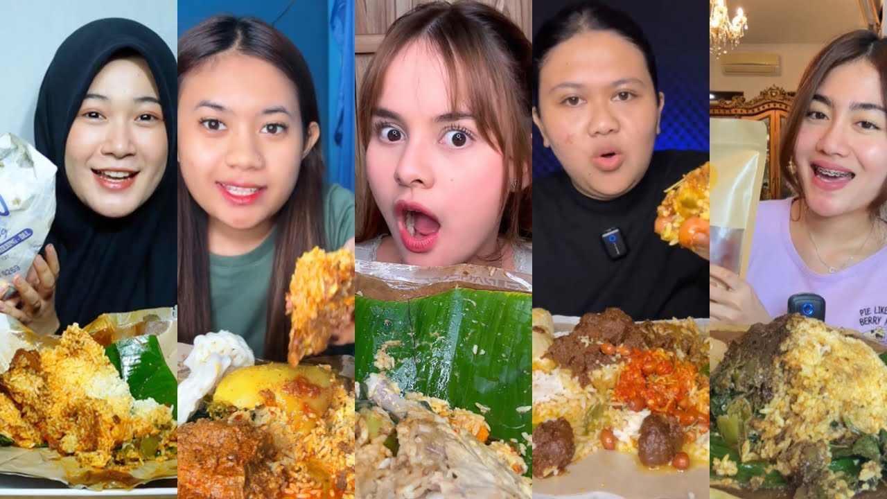 MUKBANG NASI PADANG TERENAK!🤤 Kompilasi mukbang bikin ngiler dan lapar😋