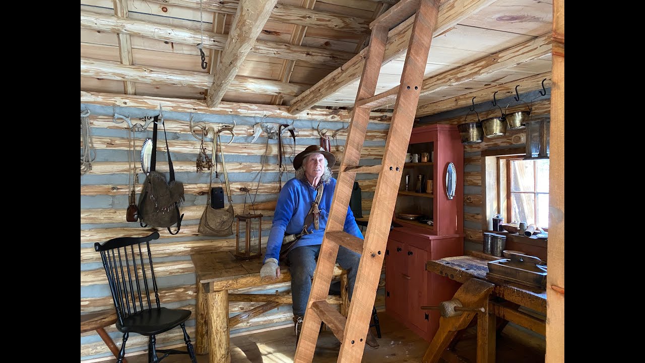 Больше никаких падений со спальной мансарды — жизнь пионеров около 1750 года | Деревянная лестниц...