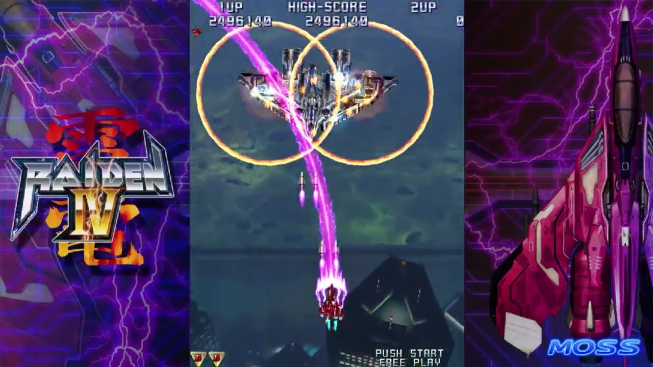 TAITO TYPE X - RAIDEN IV (2007, Moss Ltd)