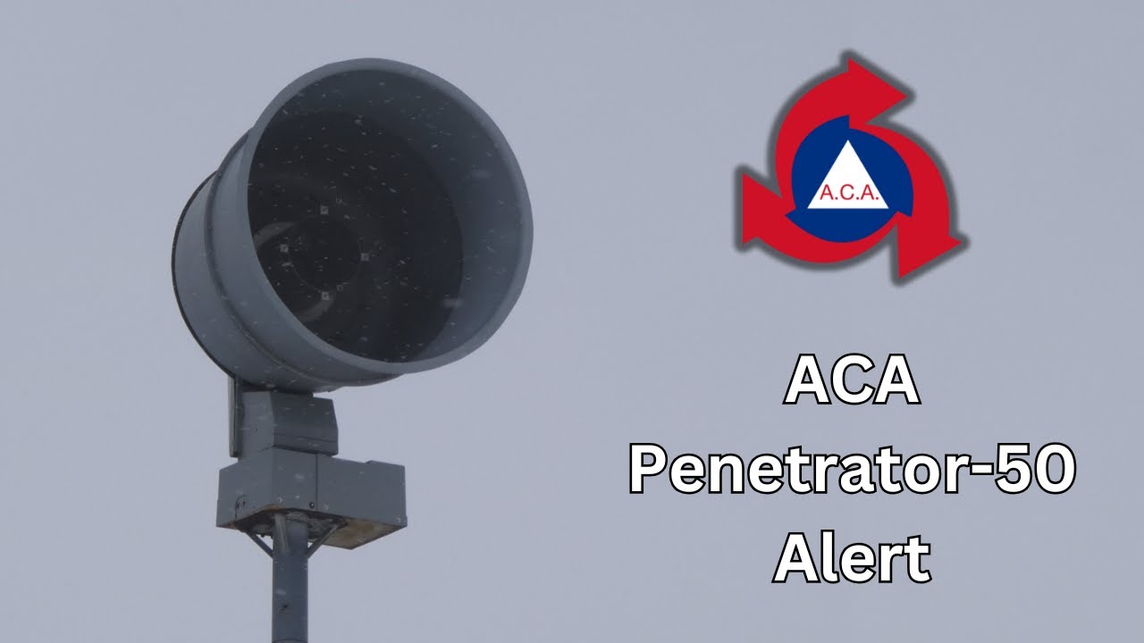 ACA P-50, Brighton, WI, Alert, Siren Test