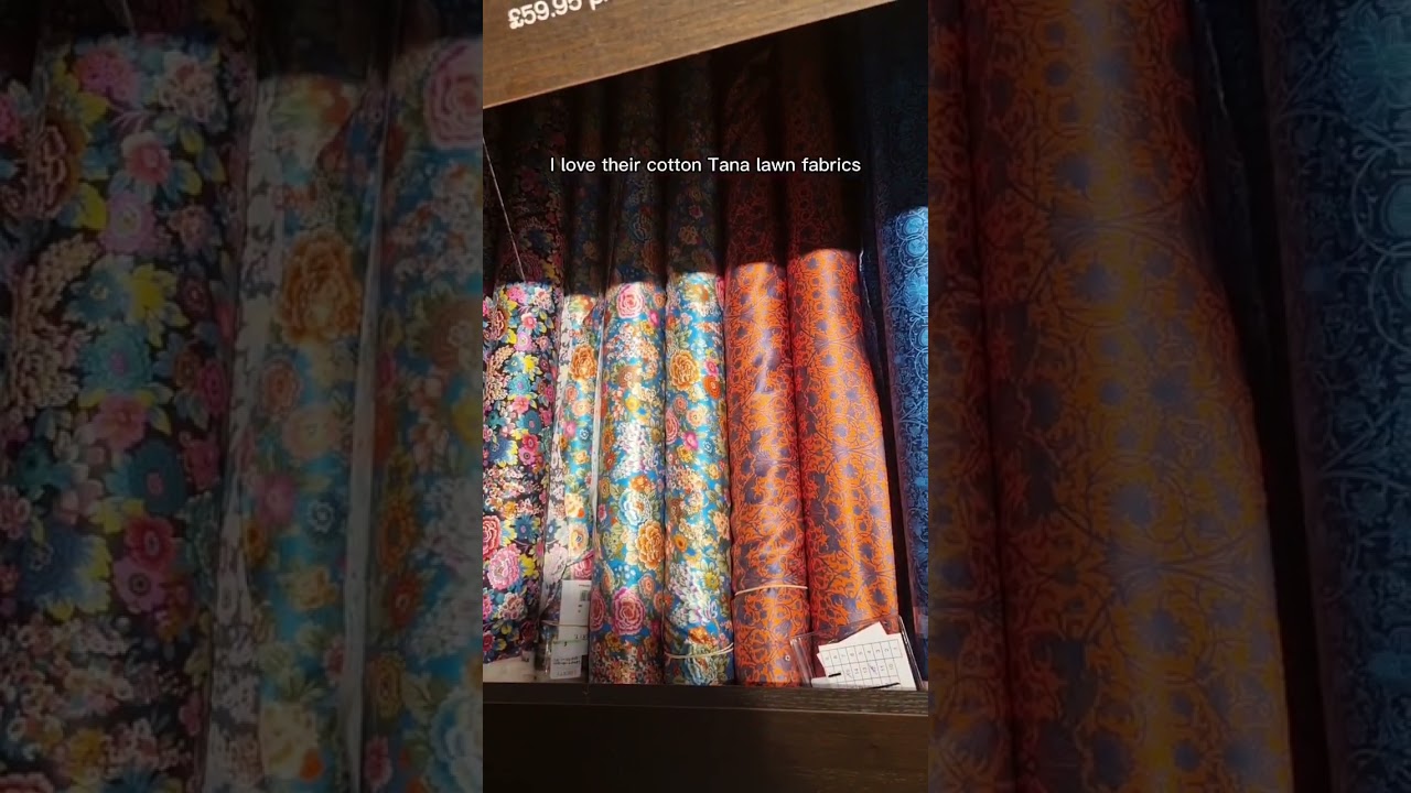 COME FABRIC SHOPPING WITH ME AT LIBERTY LONDON 🇬🇧